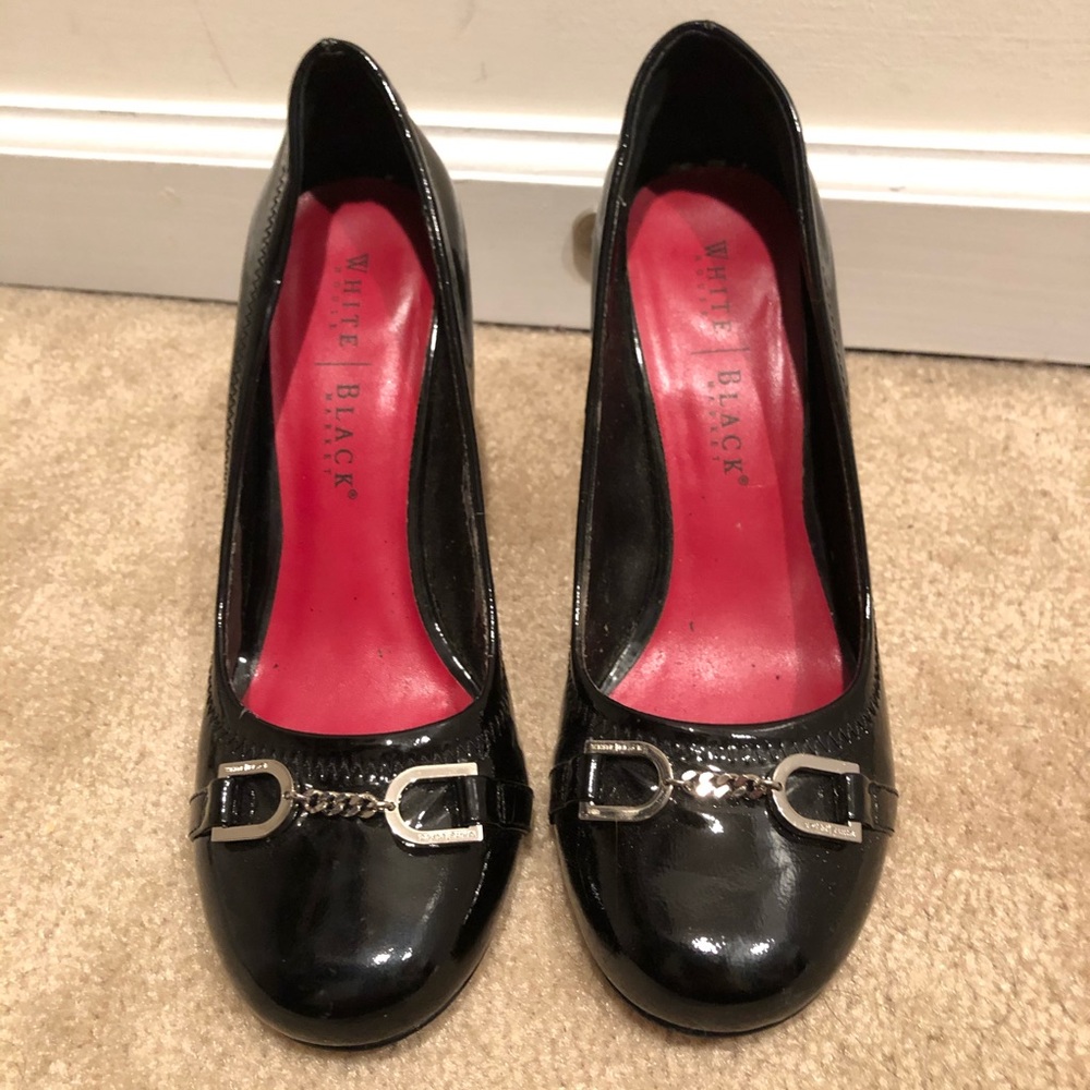 White House Black Market Heels 9 patent